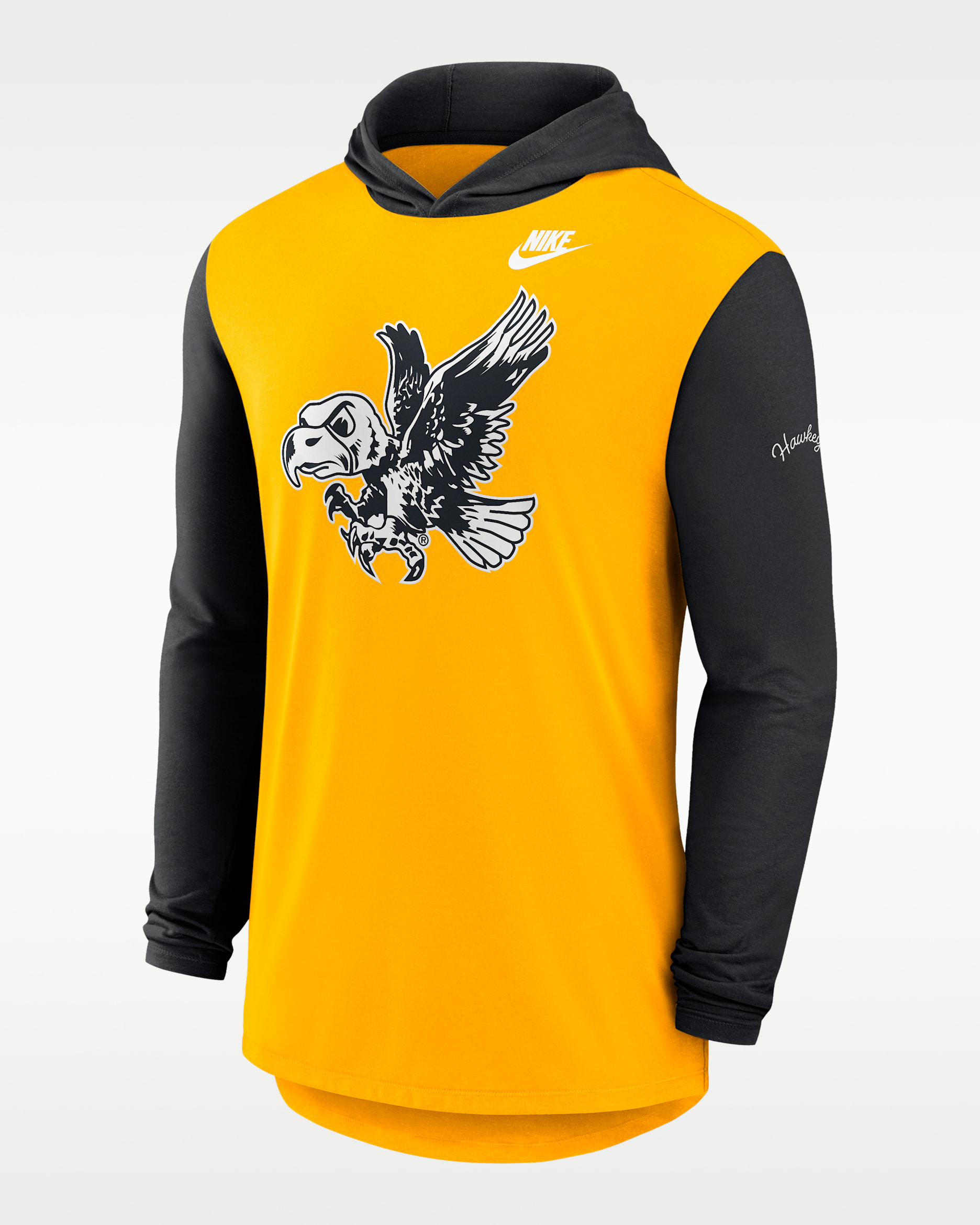 Iowa Campus Legacy Men's Nike Dri-FIT College Long-Sleeve Hooded T
